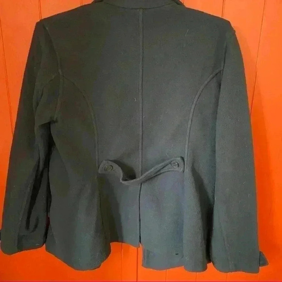 Lands End pea coat girls L(14) blue - Picture 7 of 7